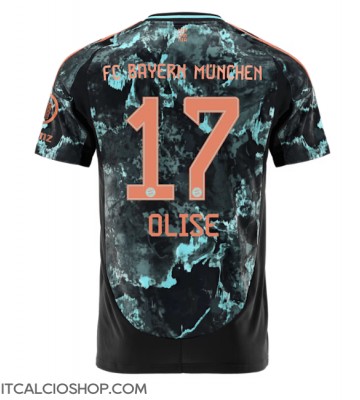 Bayern Munich Michael Olise #17 Seconda Maglia 2024-25 Manica Corta